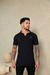 Camiseta Polo V Preta - FB Exclusive Co.