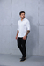 Camisa Longa Bamboo Branca - FB Exclusive Co.
