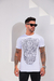 Camiseta Slim Skull Logo Strass Branca