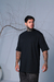 Camiseta Over Embossing Exclusive Preta - FB Exclusive Co.