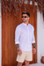 Camisa Longa Padre Linho Branca - loja online