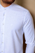 Camisa Longa Padre Bamboo Branca - comprar online