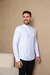 Camisa Longa Padre Bamboo Branca