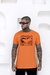 Camiseta Slim Águia Pinos Laranja - comprar online