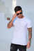 Camiseta Slim Brasão Strass Branca - comprar online