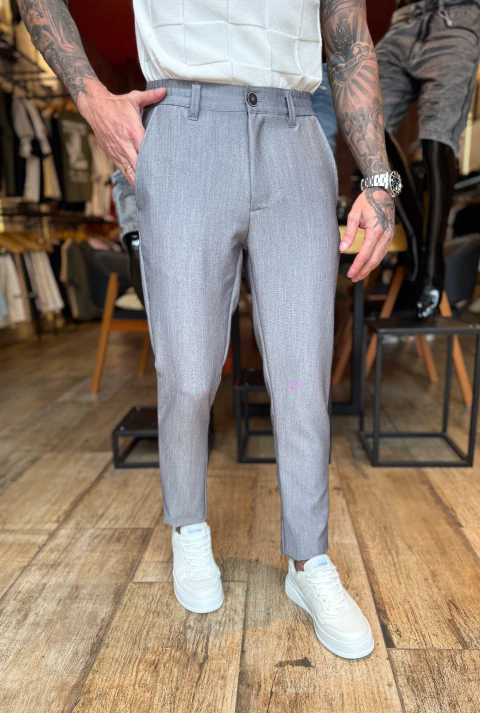 Calça TS Italiana Seville - Cinza - comprar online
