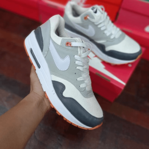 Nike Air Max One Grey and Orange