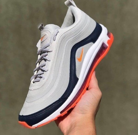 Nike Air Max 97 White Blue and Orange
