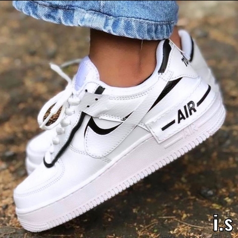 Nike AirForce White w/Deco Black