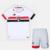 Conjunto Infantil New Balance São Paulo I 2024/25 - Branco