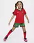 Conjunto Infantil Nike Portugal I 2024/25 - Vermelho