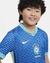 Conjunto Infantil Nike Brasil II 2024/25 - Azul - Futclube