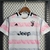 Conjunto Infantil Adidas Juventus II 2023/24 - Branco e Rosa - comprar online