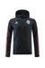 Jaqueta Corta Vento Adidas Flamengo 2022/23 - Preto e Vermelho - comprar online