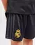 Conjunto Infantil Adidas Real Madrid III 2023/24 - Preto na internet