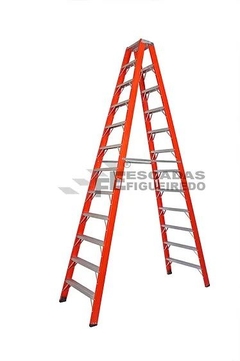 ESCADA TESOURA - 5+1 - 1,80M - ESCADA DE FIBRA DE VIDRO TESOURA/PINTOR/AMERICANA - comprar online