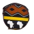 Bolsa Afro Redonda - Coleção África - Amaka
