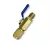 VALVULA CON LLAVE DE PASO PARA MANGUERA 1/4 x 1/4 - comprar en línea