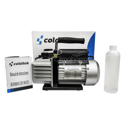 Bomba De Vacío 1/4 Hp 1.8 Cfm 115v 1 Etapa Coldtek BORFVA001