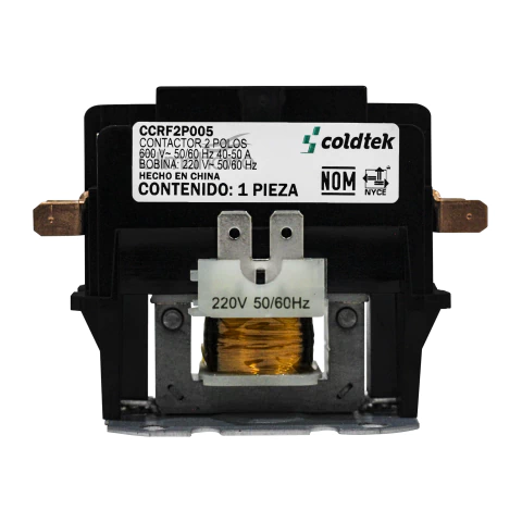 CONTACTOR 2P 40AMP BOBINA 220V COLDTEK - buy online