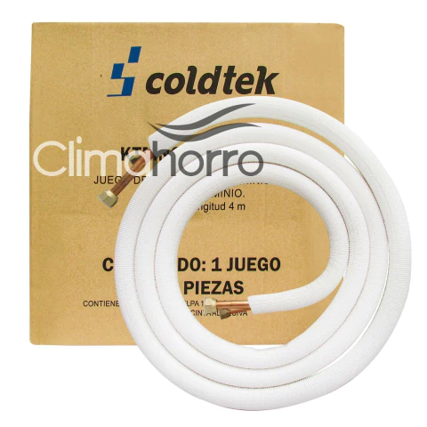 KIT MINISPLIT DE CONEXIÓN, BOBINA DE COBRE , 1/4 "-1/2"