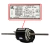MOTOR EVAPORADOR FAN AND COIL DOBLE FLECHA 220V 120W 1430 RPM YSK110-120-4P