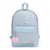 Mochila de Costas Tilibra Académie Coração Metalizado Azul