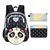 Kit Panda Up4You - Mochila de Costas + Lancheira + 2 Bolsas