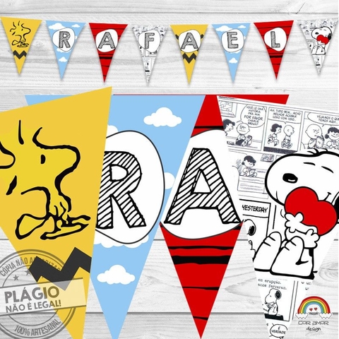 Bandeirola Snoopy