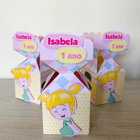 Caixa Bala Mundo Bita Rosa