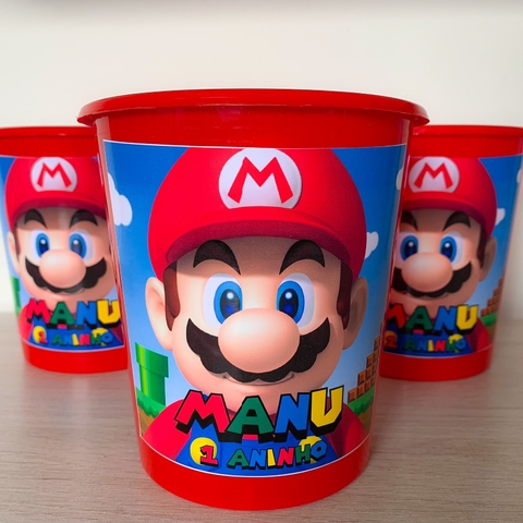 Balde de Pipoca 1L Mario 1
