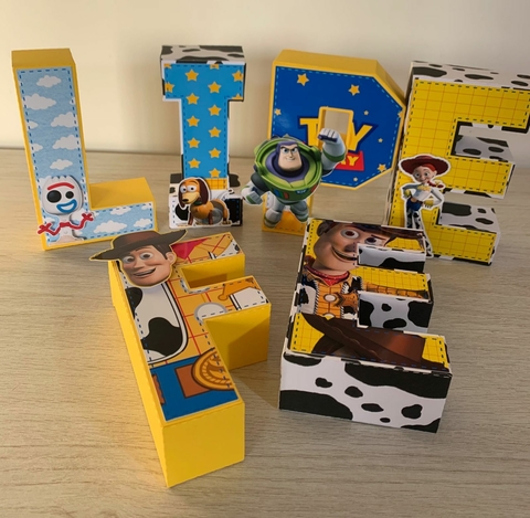 Letra 3D Toy Story