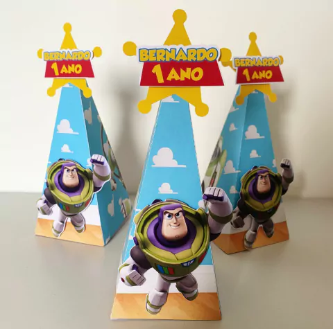 Caixa Pirâmide Toy Story