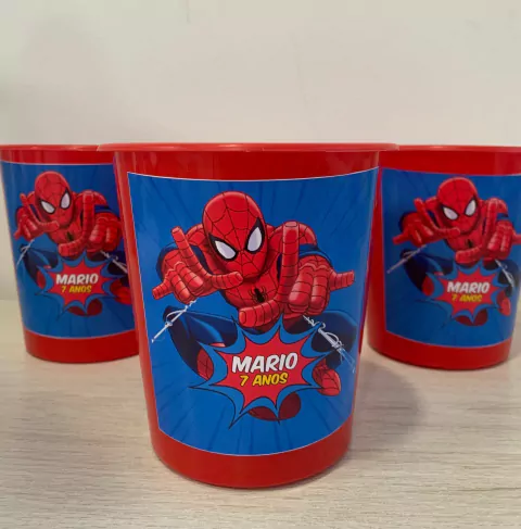 Balde de Pipoca 1L Homem Aranha