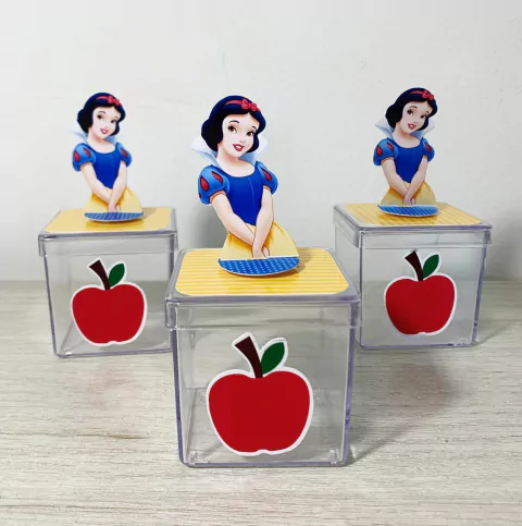 Caixa Acrílica Branca de Neve