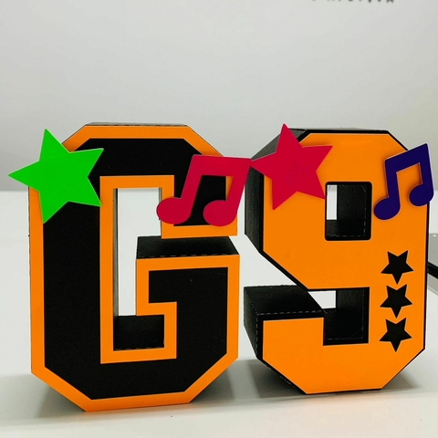 Letra 3D Neon
