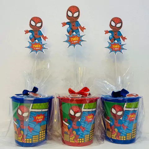 Centro de Mesa Homem Aranha Completo