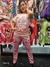 Conjunto Pijama Invierno (Remera Manga corta) Animado Cerdito (Talles de adulto del 2 al 7)