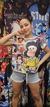 Remera Crop Fullprint Mafalda