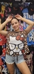 Remera Crop Fullprint Hello Kitty