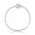 Pulseira para Berloque Coração Cravejado