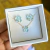 Colar Clover Trevo Aqua Ouro Vermeil (Prata 925 banhado a Ouro 18k) - comprar online