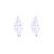 Brinco Twig Cristal - Ouro Vermeil