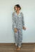 Pijama Camisero Print - María Eugenia sleepwear