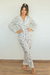Pijama Camisero Flores - tienda online