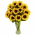 Luxurious Sunflowers in Vase