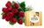 Ramo de Rosas con Caramelo Ferrero Rocher - comprar online