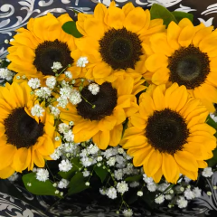 Six Sunflowers Bouquet on internet