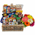 Espresso Coffee Trunk Basket and Bouquet of Gerberas