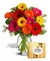 Luxurious Vase with Gerberas and Ferrero Rocher